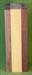 Rattle #1005 - Baby Rattle Blank - Walnut & Yellowheart  $8.49